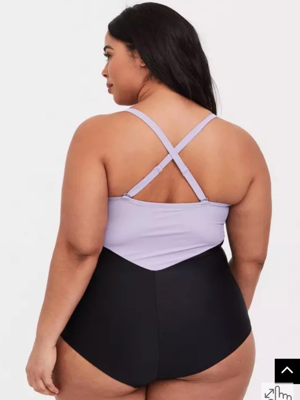 Torrid Size 2, 2X, Disney The Little Mermaid Ursula Wireless One-Piece Swimsuit - Picture 5 of 14